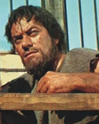 Photo of John Ireland as Crixus in the film Spartacus.