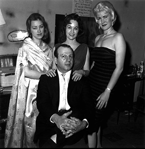 Jack Ruby and three of his strippers
