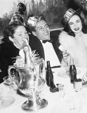 Desi, Lenore and Dorothy
 at a New Years celebration