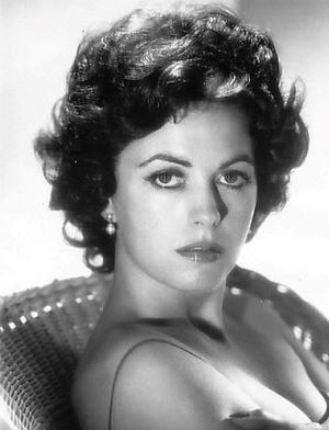 photo of beautiful actress Faith Domergue.