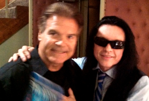 Photo of Tommy Wiseau and Edward Lozzi